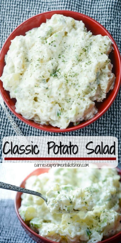 Summer gatherings are not complete without a simple, delicious Classic Potato Salad recipe. This one is so easy, you'll be making it all year round!