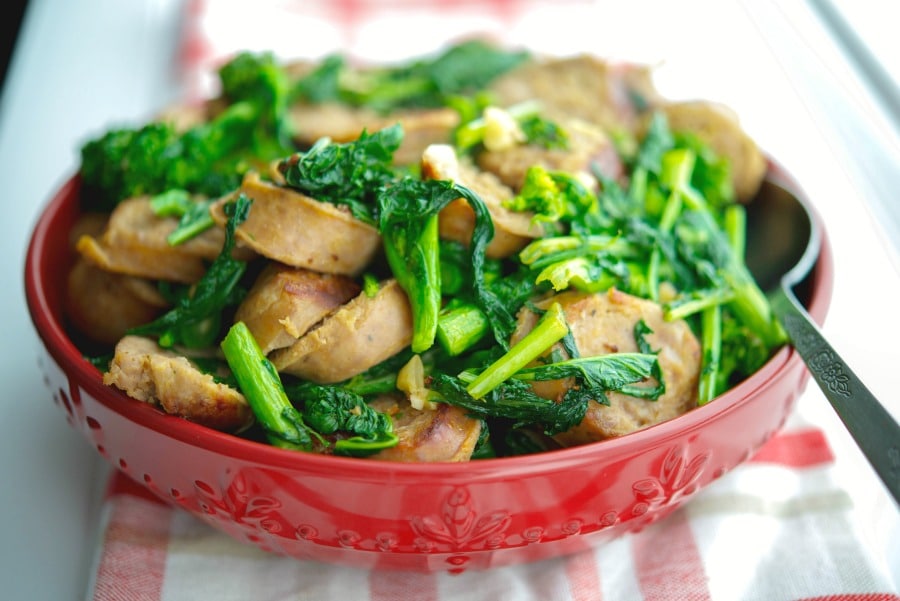 Italian Sausage with Broccoli Rabe