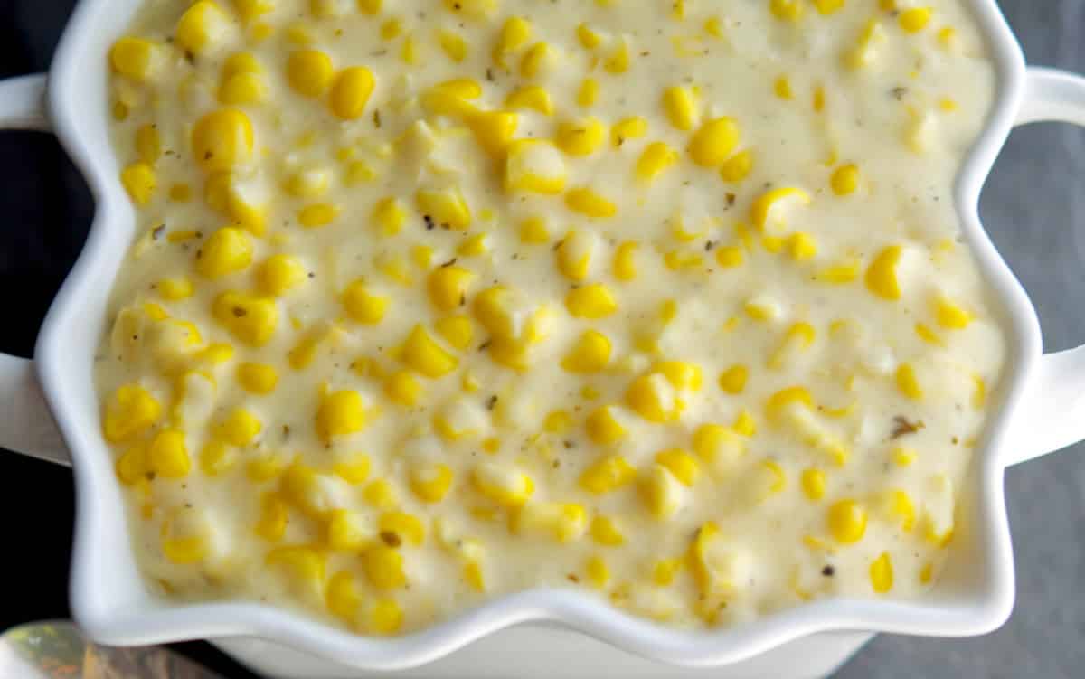 Garlic and Herb Creamed Corn