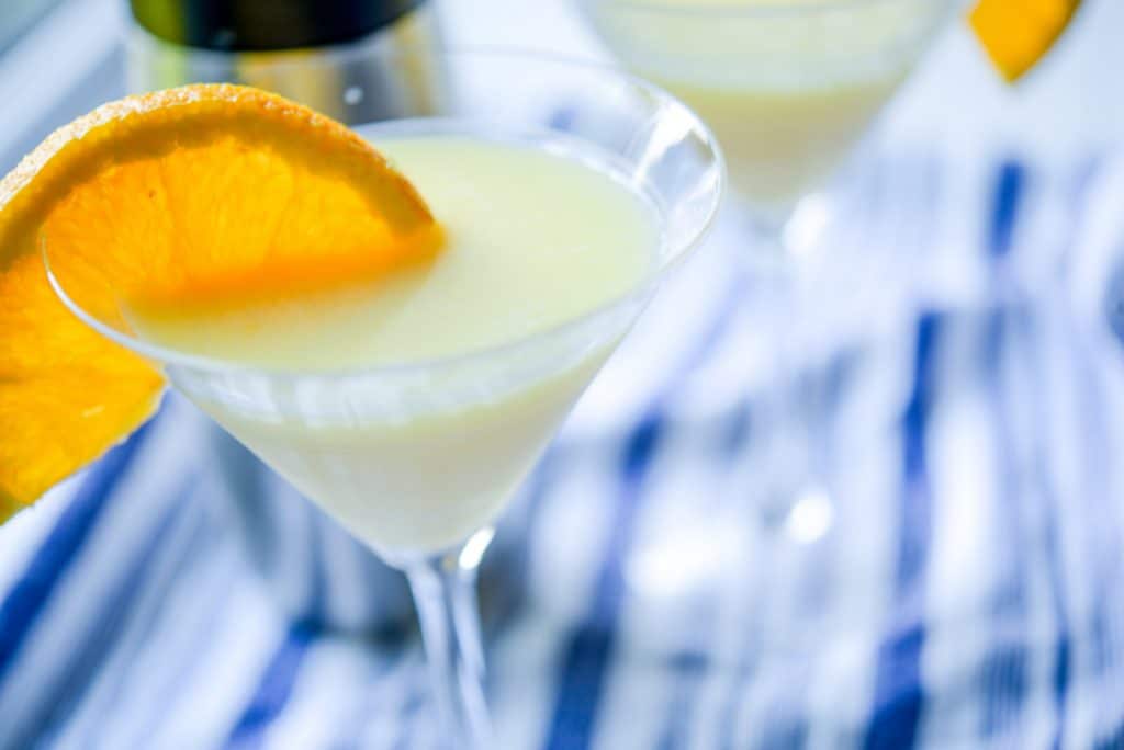 Creamsicle Martini Cocktail