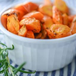 Rosemary Roasted Carrots in a bowl