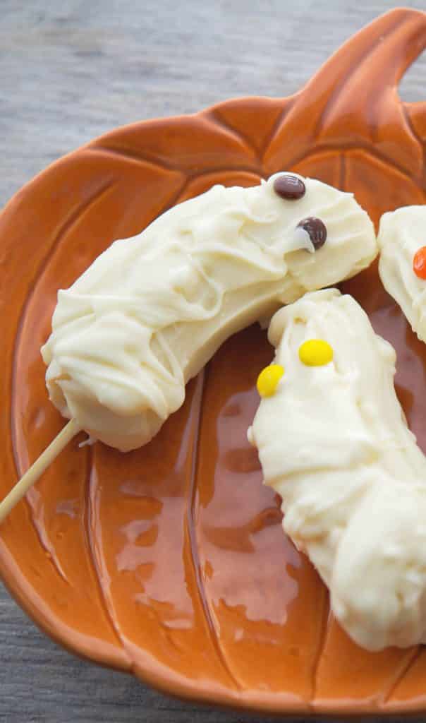 Banana Mummies on a plate