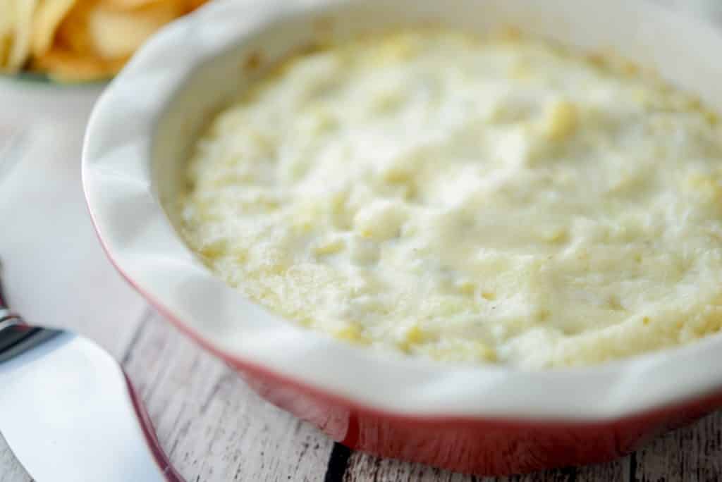 Marinated Hot Artichoke Dip horizontal