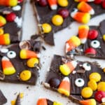 If you're not much of a baker, yet want to make something fun and festive; then this recipe for Halloween Candy Bark is perfect for you!