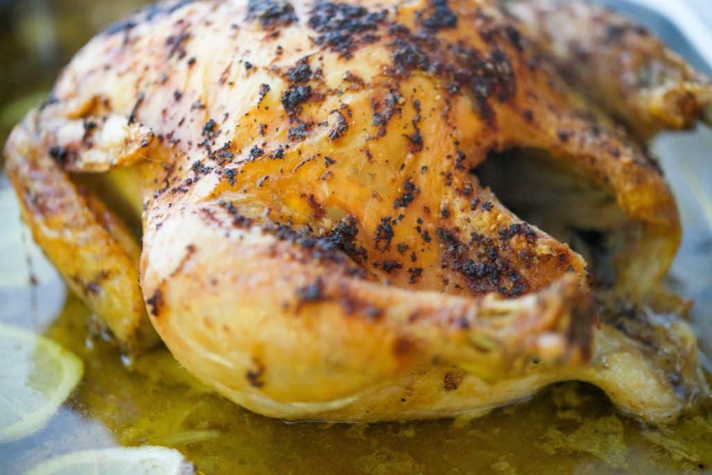 Lemon Pepper Whole Roasted Chicken