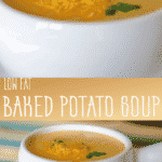 Baked Potato Soup (Low Fat) | Carrie’s Experimental Kitchen