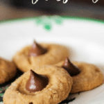 peanut butter blossoms on a plate
