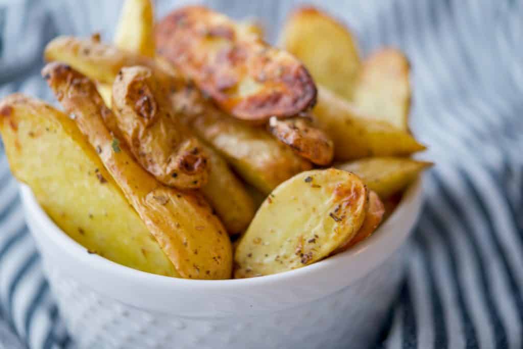 Greek Roasted Fingerling Potatoes