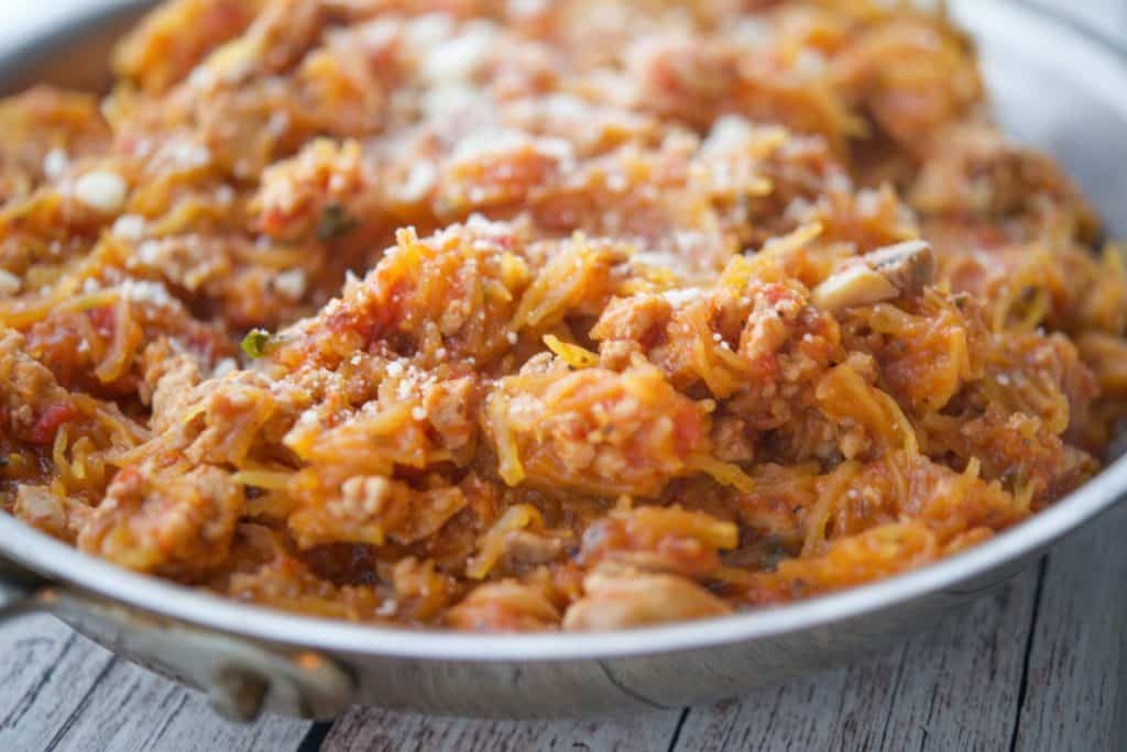 Turkey Bolognese Spaghetti Squash