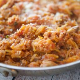 Turkey Bolognese Spaghetti Squash