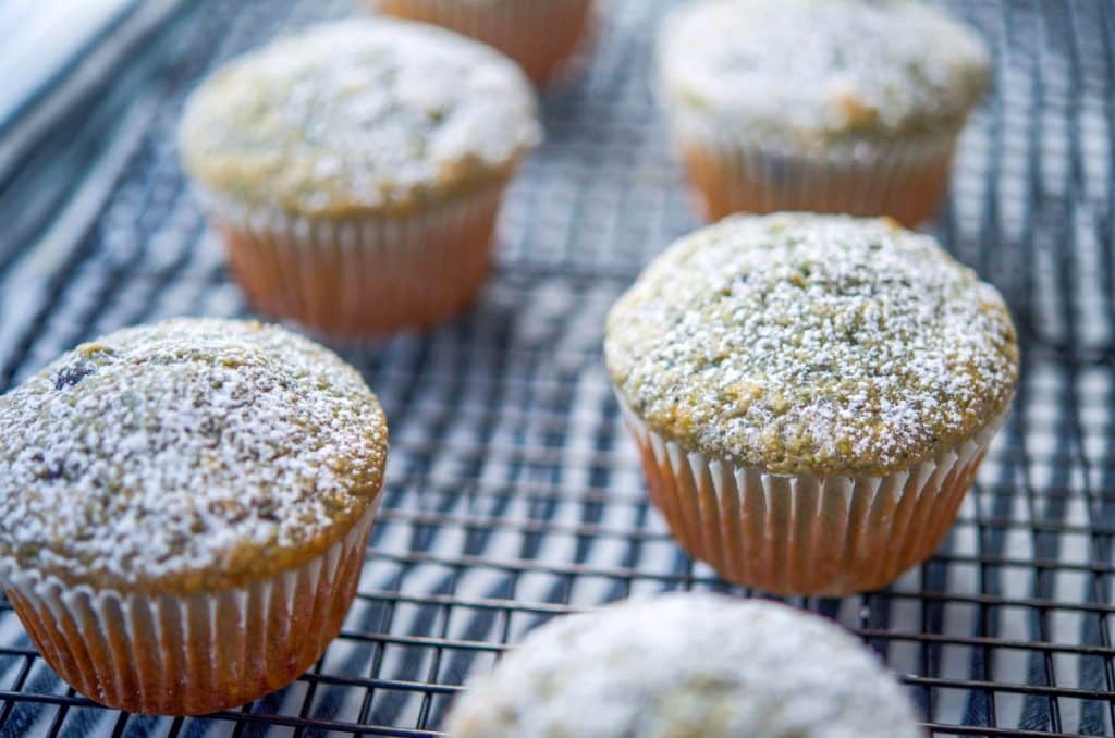 Blueberry Pie Corn Muffins