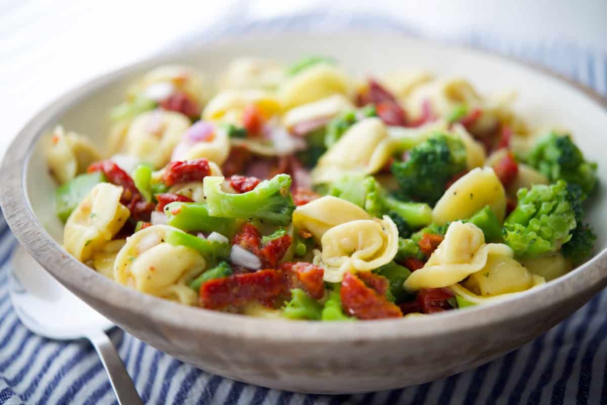 Tortellini Salad with Broccoli | Carrie&amp;#39;s Experimental Kitchen