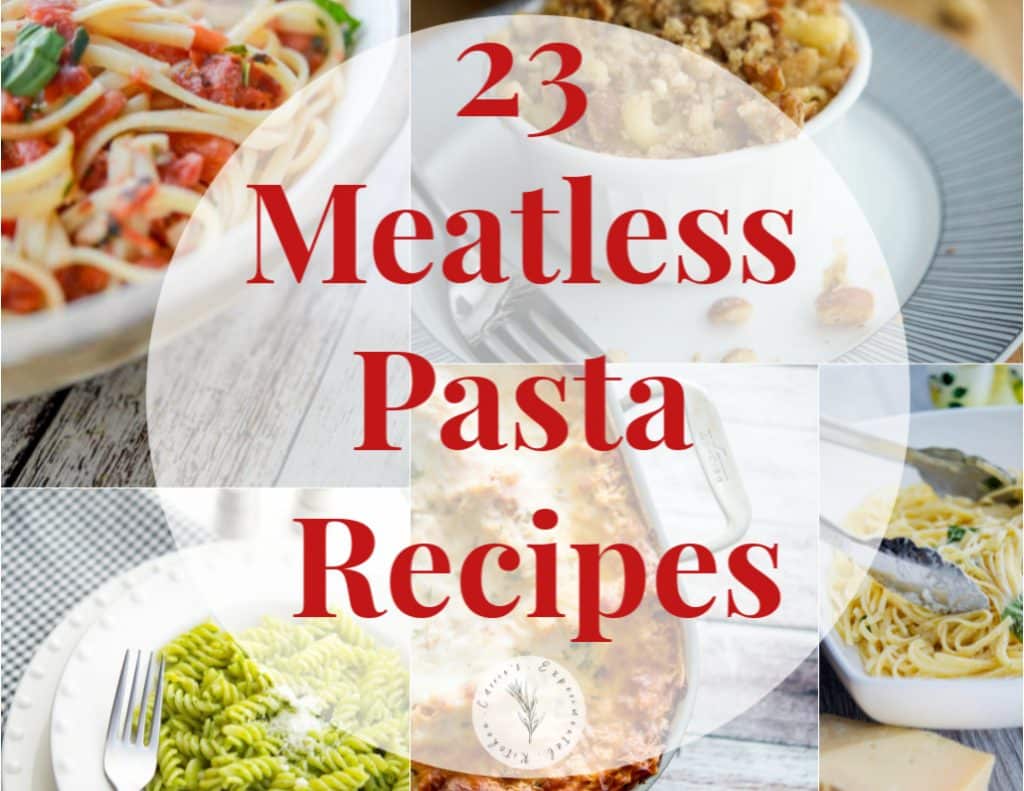 23 Meatless Pasta Recipes