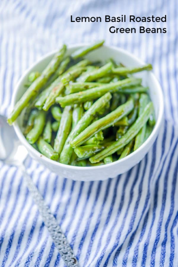 Bowl of Lemon Basil Green Beans