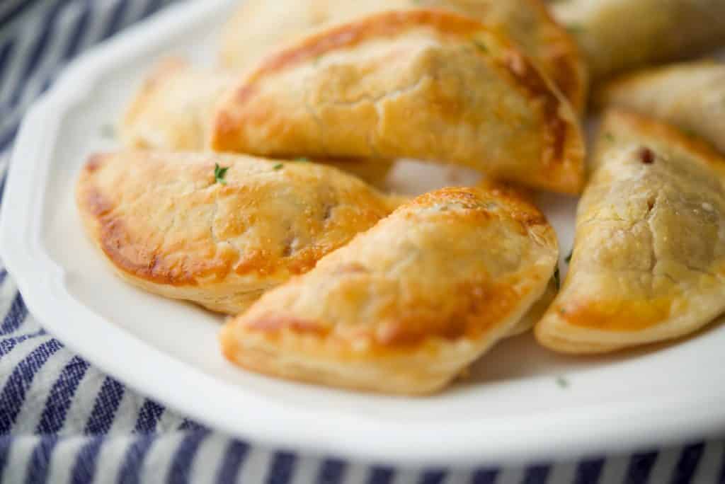 Plate of Portuguese Empanadas