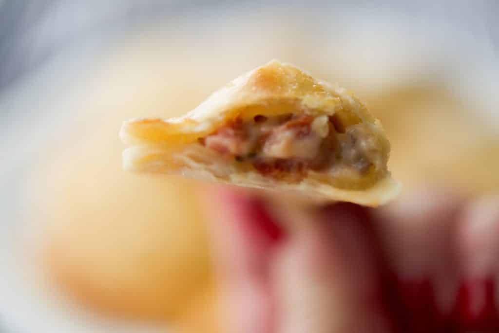 A close up of Portuguese Empanadas