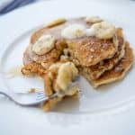 Banana Oatmeal Pancakes