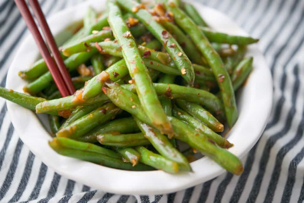 Chili Garlic Green Beans