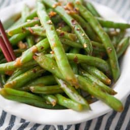 Chili Garlic Green Beans