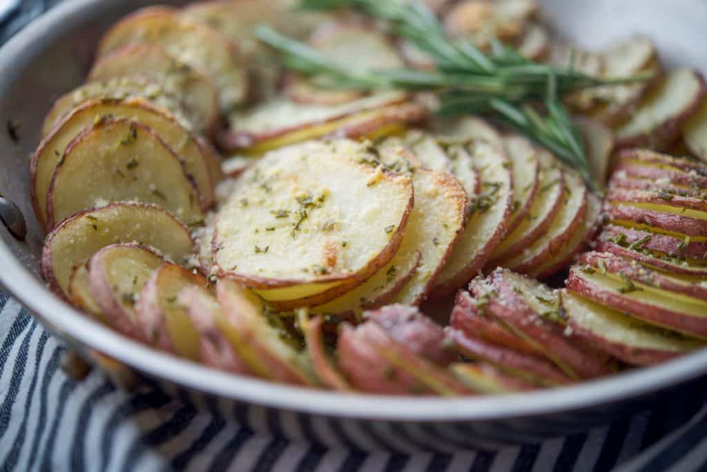 Parmesan Crusted Potato Gratin | Carrie’s Experimental Kitchen