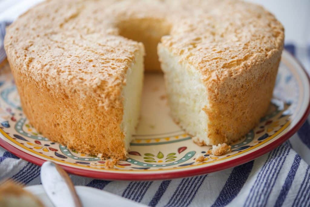 Lemon Angel Food Cake