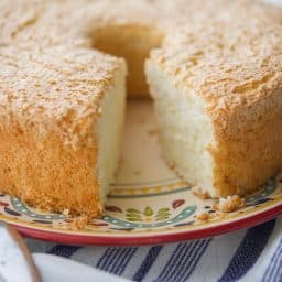 Lemon Angel Food Cake