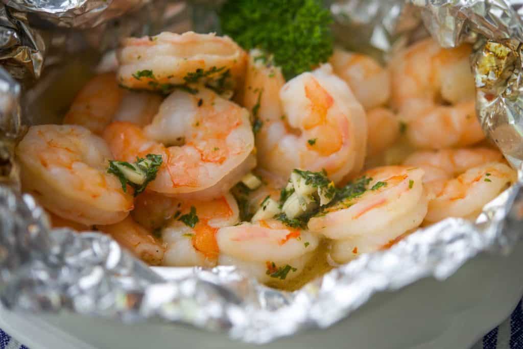 Shrimp Scampi Foil Pack