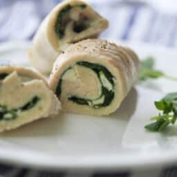 Greek Chicken Roll Ups