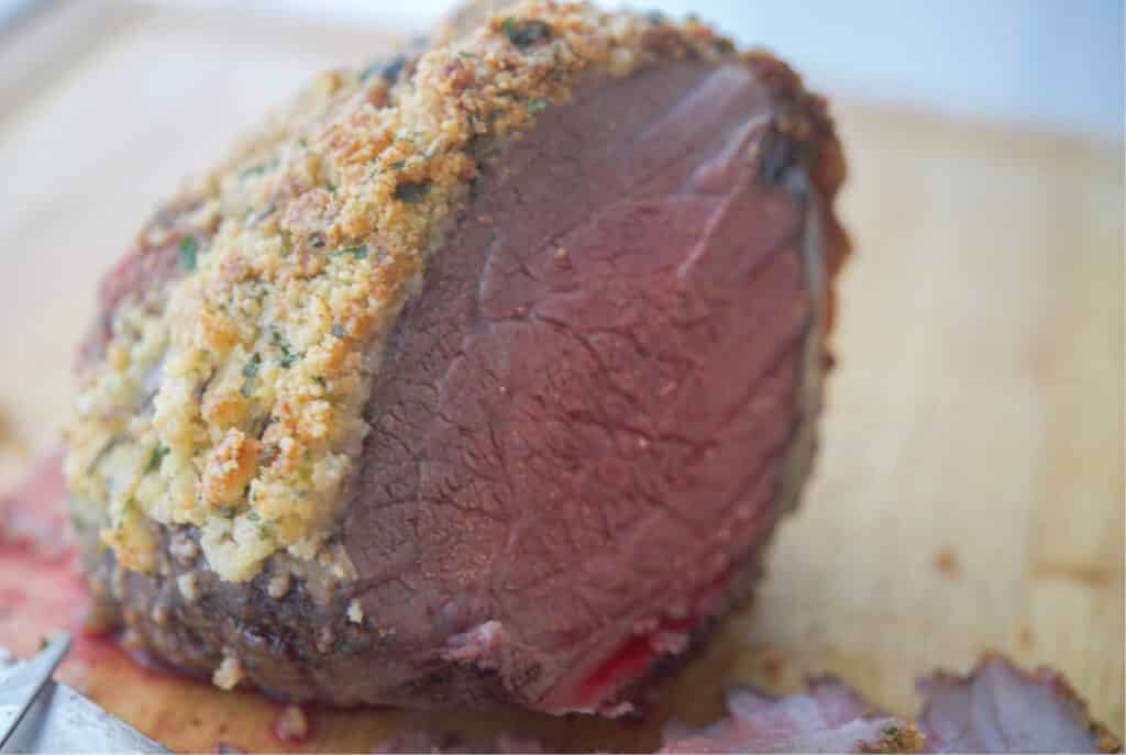 Parmesan Encrusted Roast Beef