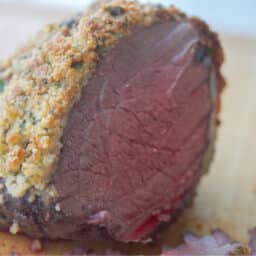 Parmesan Encrusted Roast Beef