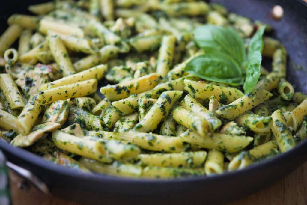 Skillet Pesto Chicken Pasta