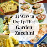 Summer is almost over and garden zucchini is in abundance. Here are 23 zucchini recipes to help you use up your bounty. 