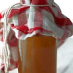 This homemade Apple Cider Syrup is easy to make, can be ready in 10 minutes and tastes great on pancakes or french toast!