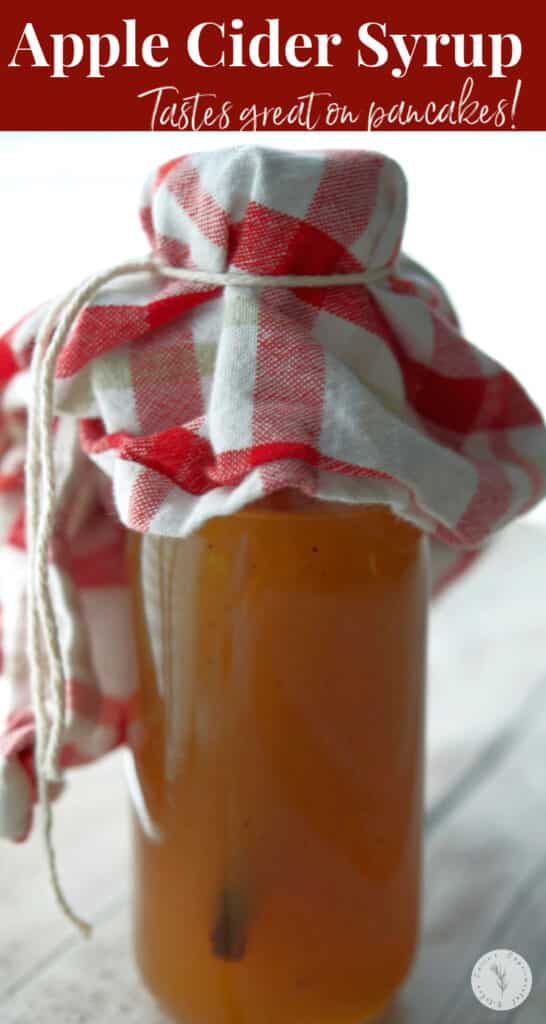 Homemade Apple Cider Syrup