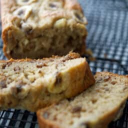 Walnut Cream Cheese Banana Bread