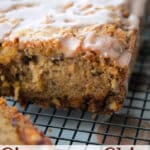 This Cinnamon Chip Apple Bread is loaded with diced McIntosh apples, sweet cinnamon chips and chopped pecans.