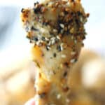 These three ingredient chicken wings coated with a dry rub of Everything Bagel seasoning are baked in the oven, super crispy and delicious! 