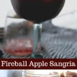If you're looking for a new Fall cocktail, this Fireball Apple Sangria made with five ingredients is a must try. 