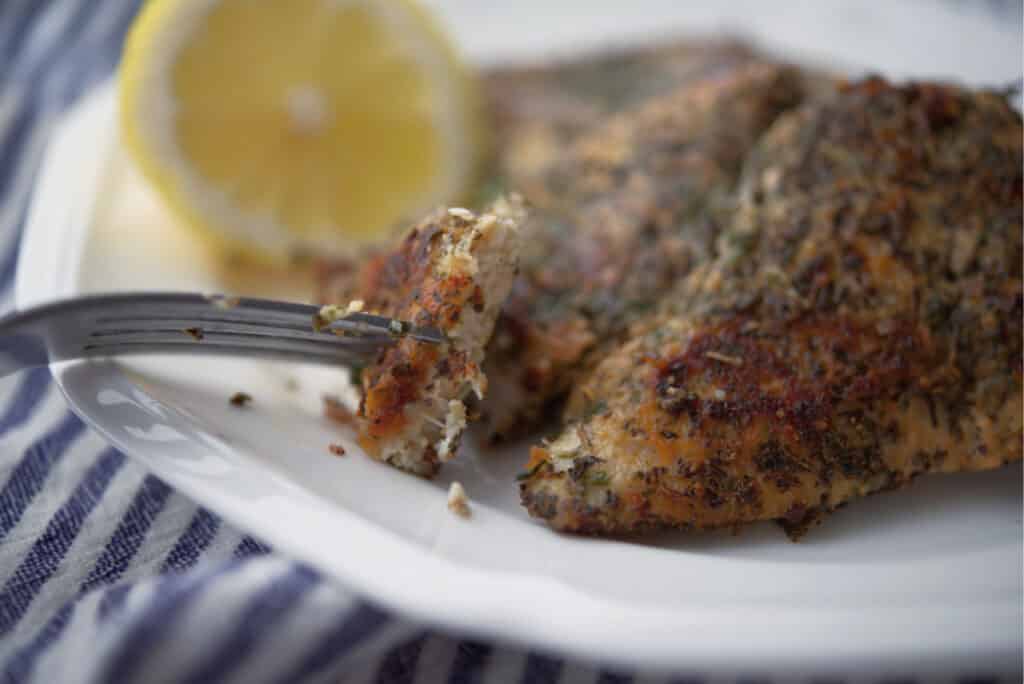 Pan Seared Herb Crusted Chicken
