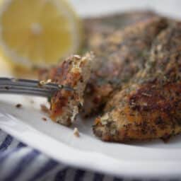Pan Seared Herb Crusted Chicken