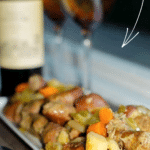 sausage stew on a plate