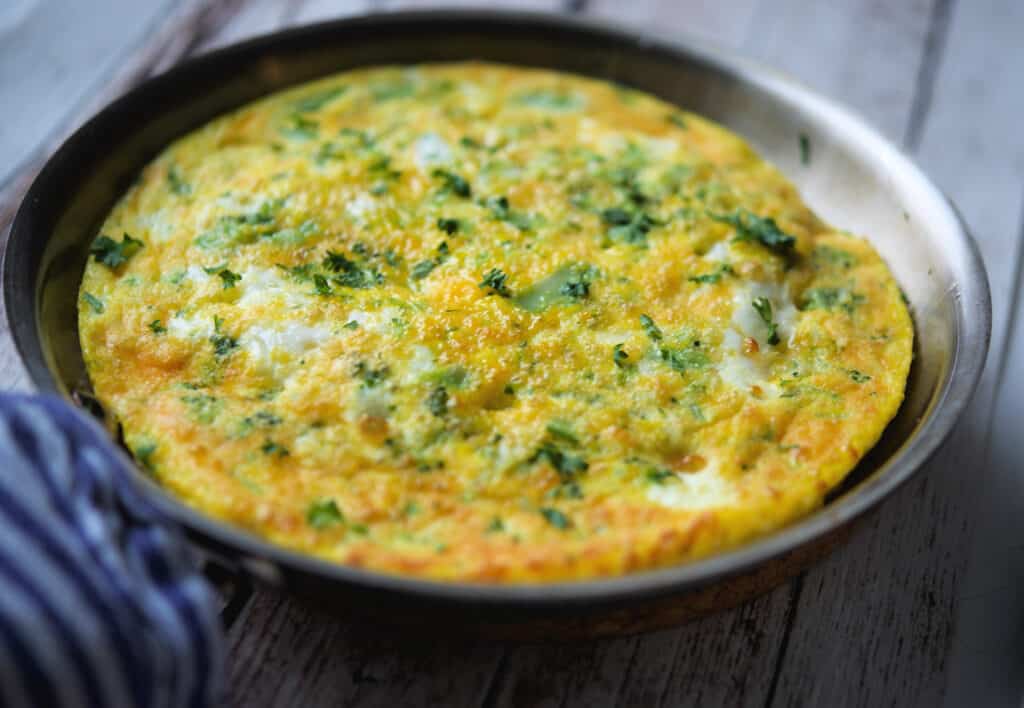 Broccoli and Cheddar Frittata