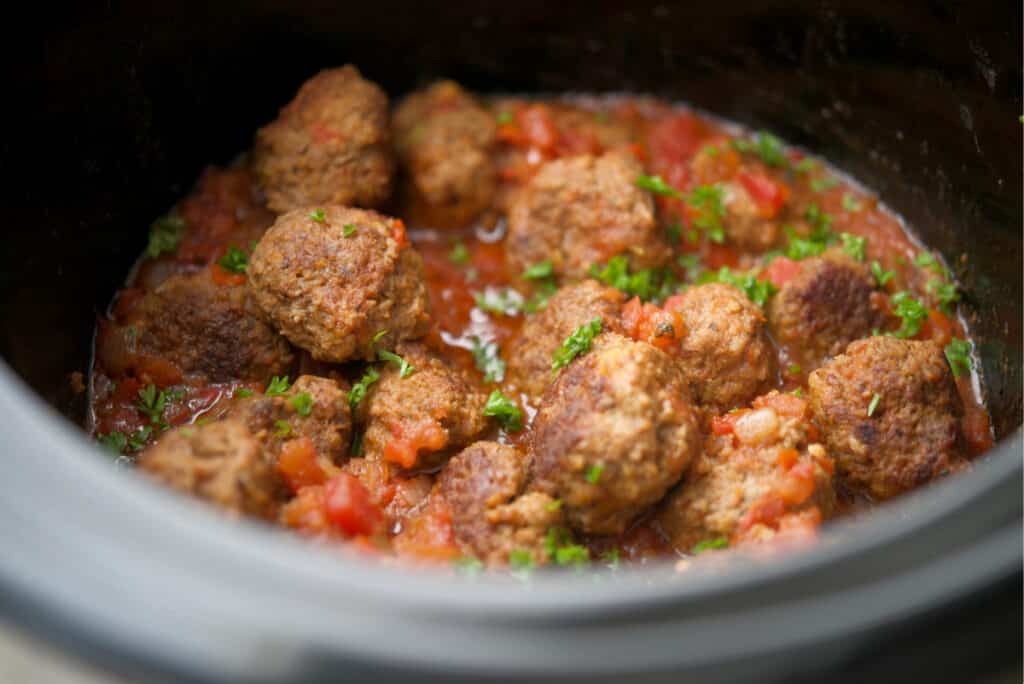 Crock Pot Mexican Meatballs