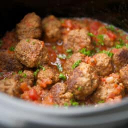 Crock Pot Mexican Meatballs