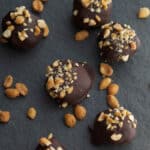 If you're looking for quick and easy peanut butter and chocolate dessert, these Dark Chocolate Nutter Butter Truffles are just the thing.