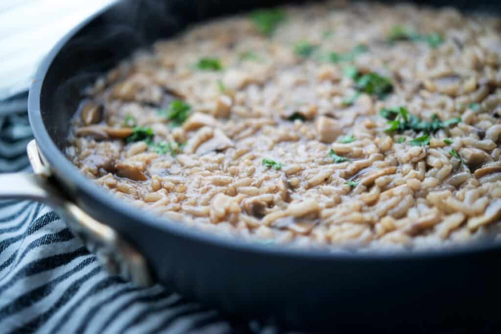 Balsamic Mushroom Risotto