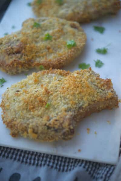Ranch Baked Pork Chops are a quick and easy, family friendly weeknight meal made with only four ingredients. 