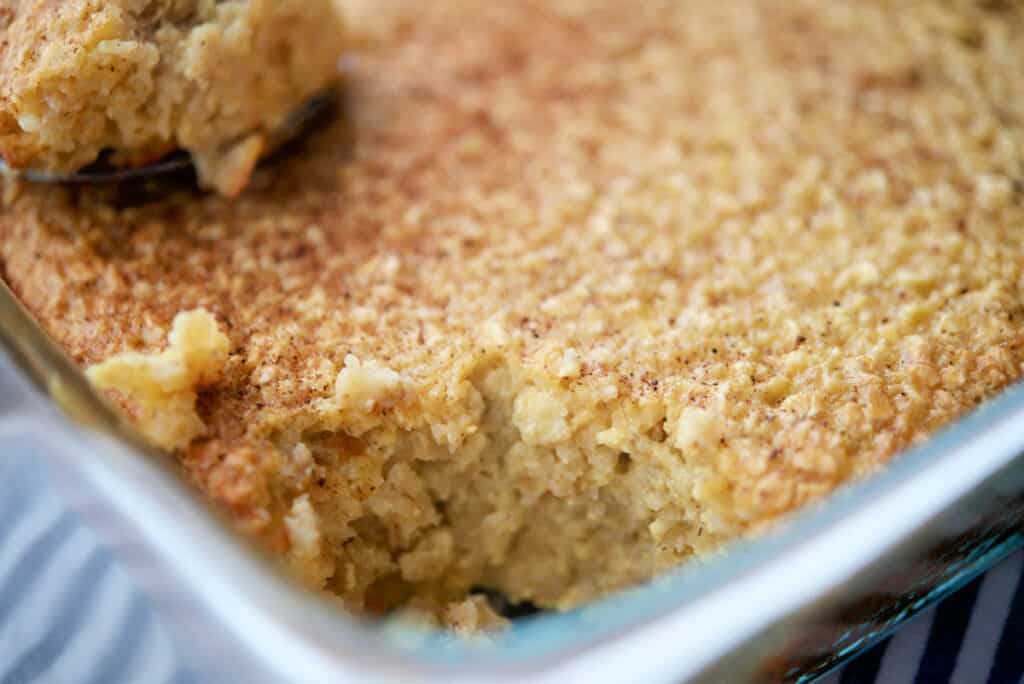 Eggnog Baked Oatmeal