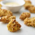 Honey Mustard Onion Pretzel Chicken Nuggets