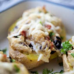 Antipasto Twice Baked Potatoes